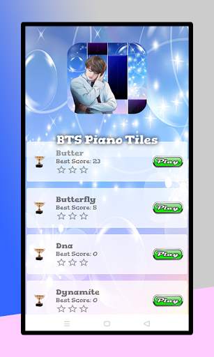 Butter BTS Piano Tiles screenshot 2