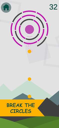 Circle ball game - simple games screenshot 1