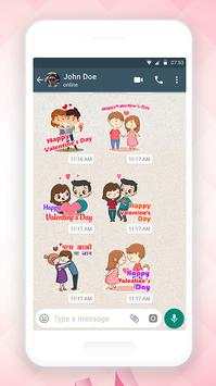 Romantic Love Stickers for Messenger WAStickerApps screenshot 7