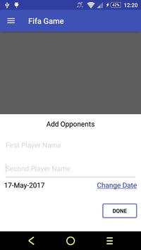 Fifa Game Score Recorder screenshot 2