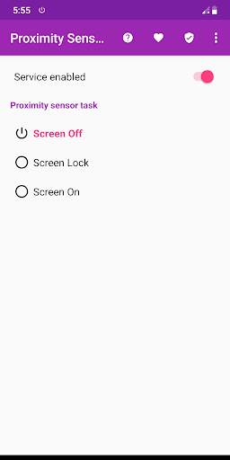 Proximity Sensor Screen On Off screenshot 1