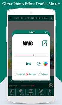 Gliter Photo Effect : Gliter Profile Maker screenshot 3