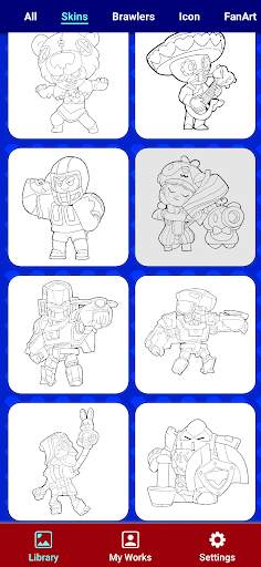 Coloring Brawl Stars screenshot 13