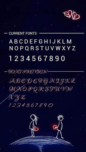 Lovers Quarrel Font for FlipFont , Cool Fonts Text screenshot 3