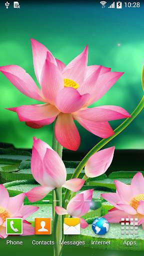 Lotus Live Wallpaper screenshot 1