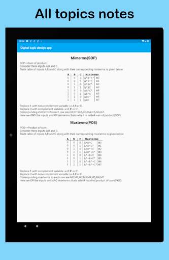 Digital logic design app 24 تصوير الشاشة