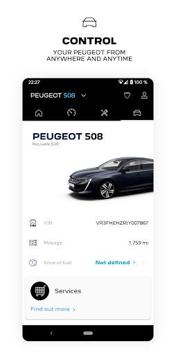 MYPEUGEOT APP 4 تصوير الشاشة