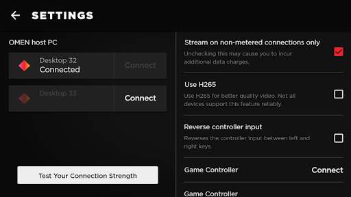 OMEN Gaming Hub screenshot 2