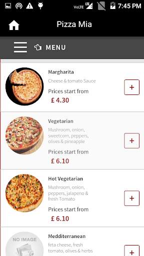 Pizza Mia, Shepshed screenshot 2