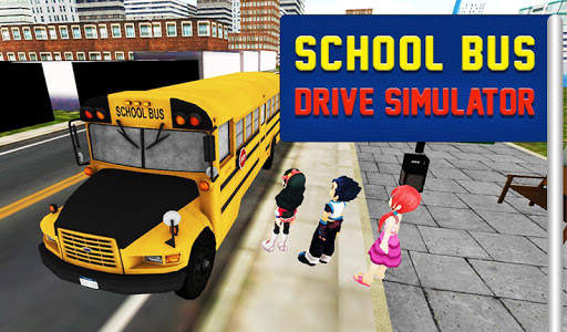 School Bus Drive Simulator2016 screenshot 1