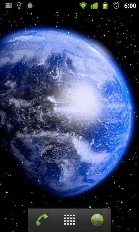 moving earth wallpaper screenshot 2