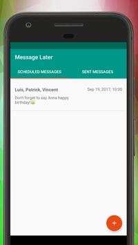 SMS Message Scheduler - Advanced screenshot 7