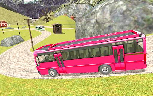 Offroad Mountains Bus Parking Simulator Games 2021 screenshot 3