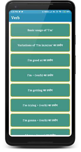 Learn Hindi To English translate screenshot 3