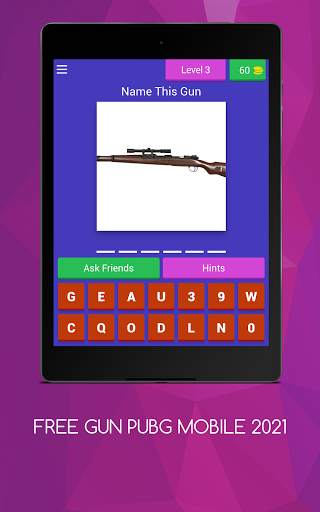 Guess the gun in pubg mobile FREE GUN  2021 screenshot 18