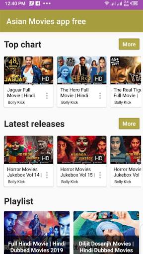 Asian Free Movies App screenshot 1