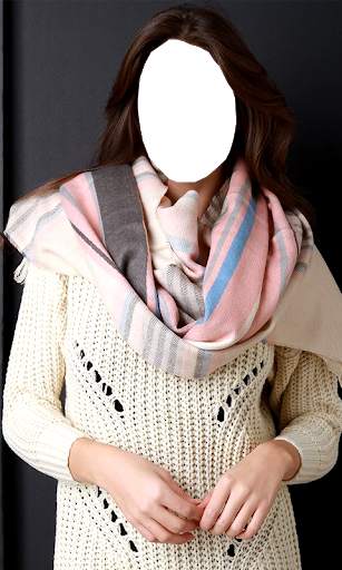 Women Winter Scarfs Photo Suit screenshot 7