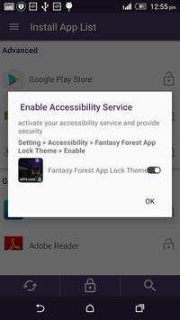 Fantasy Forest App Lock Theme screenshot 4