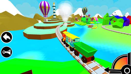 3D Train Engine Driving Game For Kids & Toddlers screenshot 9