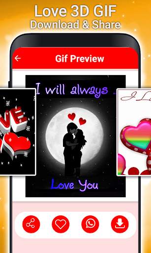 Love GIF 3D screenshot 3