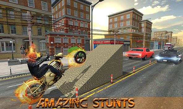 Scary Ghost Ride 3D Bike Racing screenshot 2
