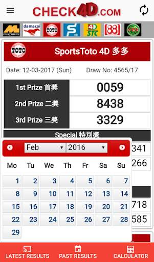 Check4D - Live 4D Results screenshot 3