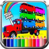 Game Mewarnai Mobil Bus dan Truk Gratis untuk Anak logo