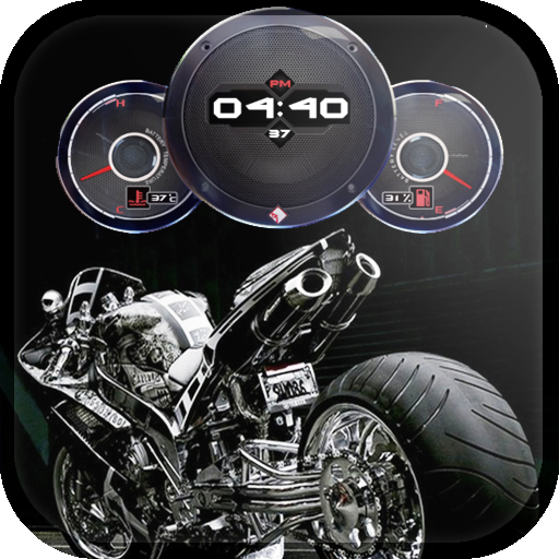 Superbike Clock Wallpaper HD icon