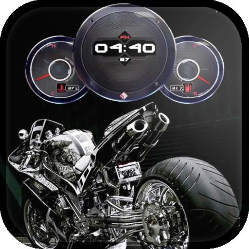 Superbike Clock Wallpaper HD 1.10