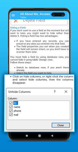MS Access tutorial - complete course - Offline 6 تصوير الشاشة