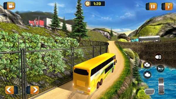 Uphill Offroad Coach Bus Driver Simulator 2018 screenshot 1