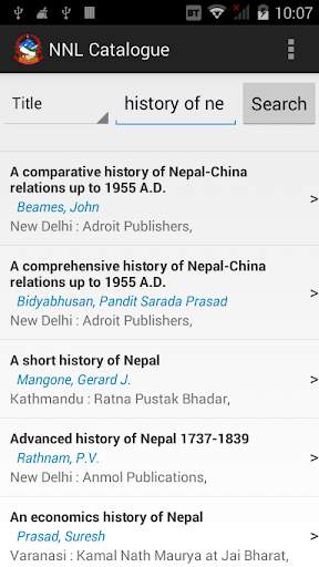 NNL Catalogue screenshot 2