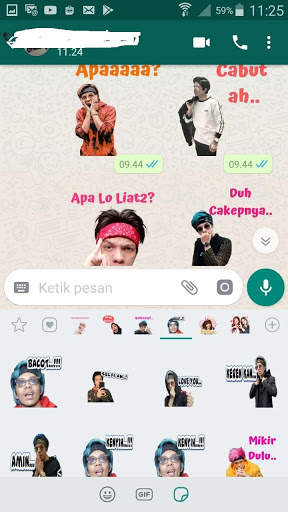 Sticker WA Youtuber Indonesia 2020 WAStickerApps screenshot 1