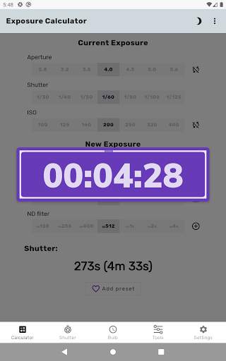 Exposure Calculator screenshot 14