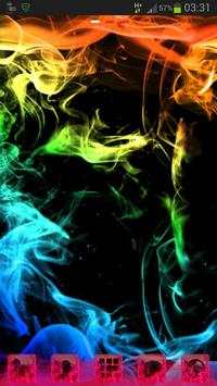 GOLauncher Theme rainbow smoke screenshot 1