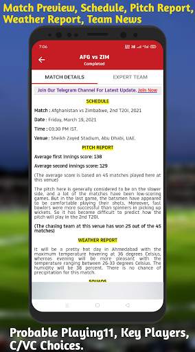 Fantasy Expert - IPL T20 Team Prediction & Tips screenshot 3