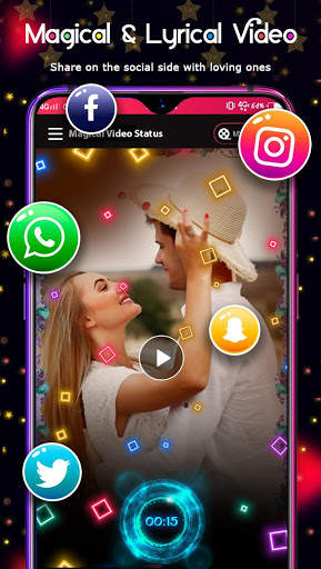 Magical: Particle.ly Video Status Maker screenshot 4