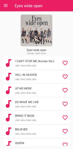TWICE Lyrics Offline screenshot 2