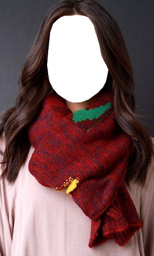 Women Winter Scarfs Photo Suit screenshot 13