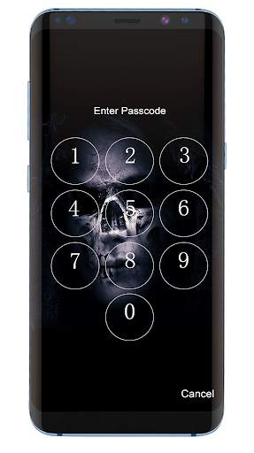 Ghost Face Lock Screen 3 تصوير الشاشة