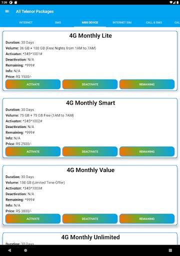 Telenor Packages 2021 | Telenor Packages 2021 New скриншот 15