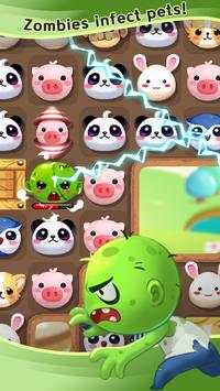 Pet Crush Zombie screenshot 1