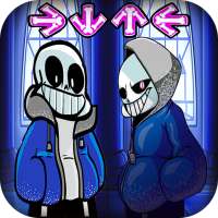 Sans FNF DUSTALLE Mod logo