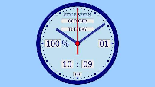 Animated Analog Clock-7 screenshot 6