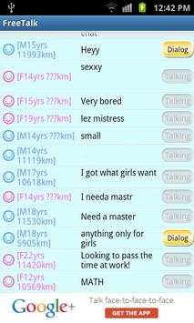 FreeTalk(chatting) screenshot 2