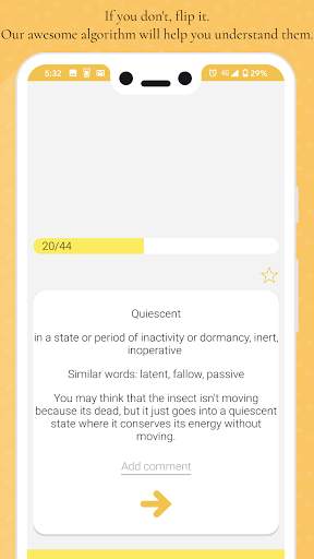 Vocabulary Flashcards скриншот 3