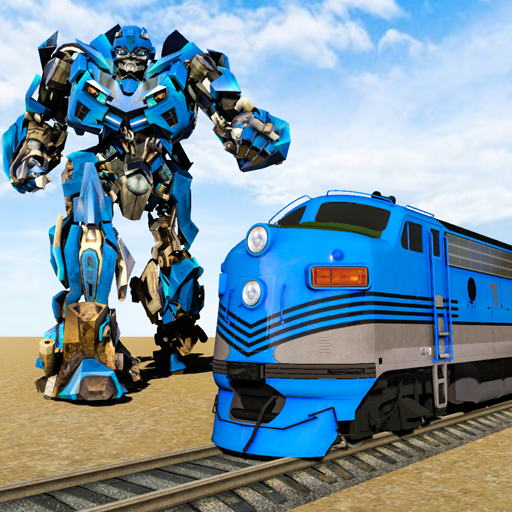 Army Train Robot Transforming War Games icon