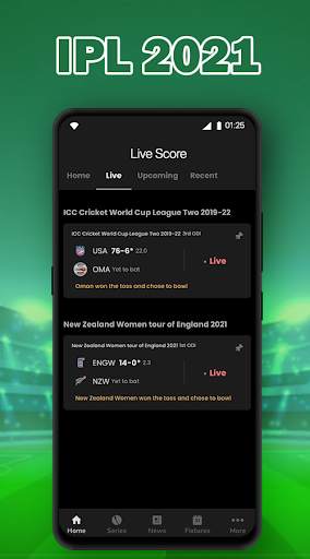 Live Score for IPL 2021 - Live Cricket Score screenshot 3