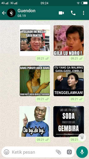 Wa Sticker Meme Lucu WaStickersApps screenshot 8