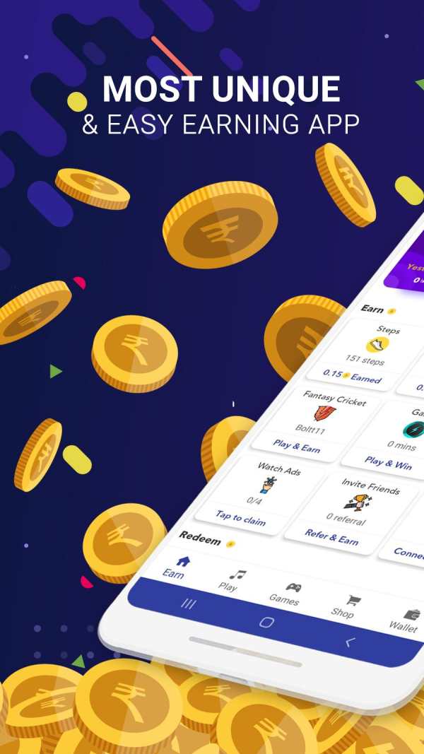 Boltt Play - Music, Videos, Games, Social, Rewards screenshot 1